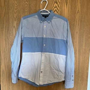 Tommy Hilfiger Button-Down Patterned Shirt (Size S)